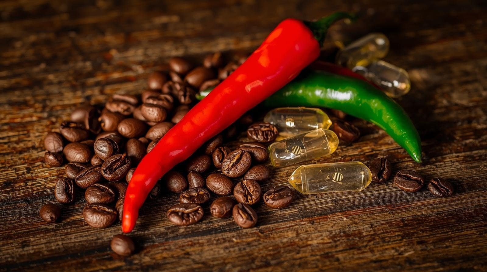 Suplementos para emagrecer com evidências científicas: grãos de café, pimentas e cápsulas de fibras